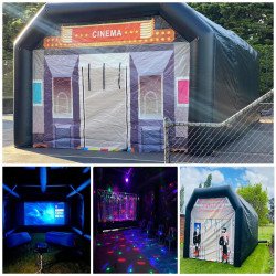 Enclosed Inflatable Nightclub or Cinema