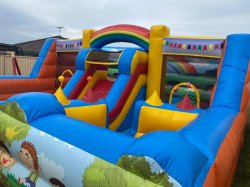 12c 1652923138 Rainbow Funland Jumping Castle Play Centre Combo