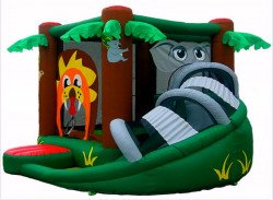 safari bouncy castle combo 001061 Toddler Package