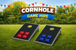 Cornhole game hire 1780316191 Giant Games